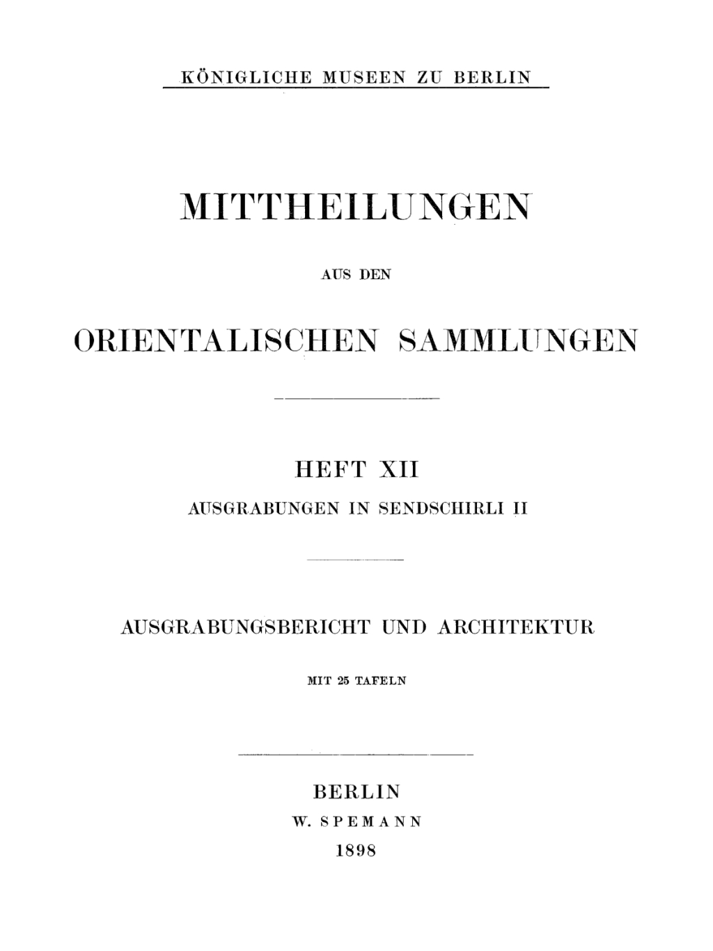 Ausgrabungsbericht und Architektur 1st Edition â€“ PDF/EPUB Version Downloadable
