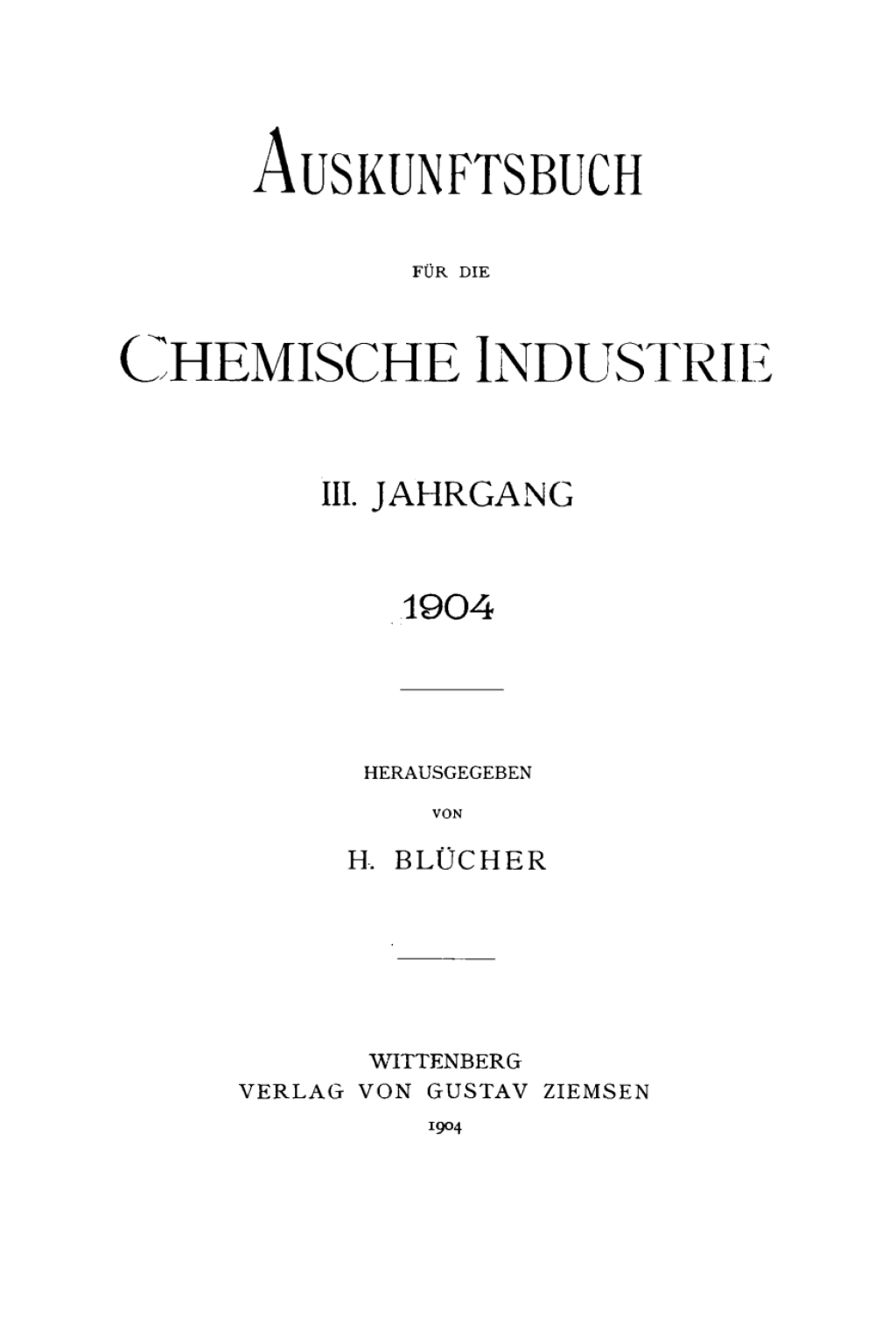 Auskunftsbuch für die chemische Industrie 1st Edition – PDF/EPUB Version Downloadable Auskunftsbuch für die chemische Industrie 1st Edition – PDF/EPUB Version Downloadable - Image 1