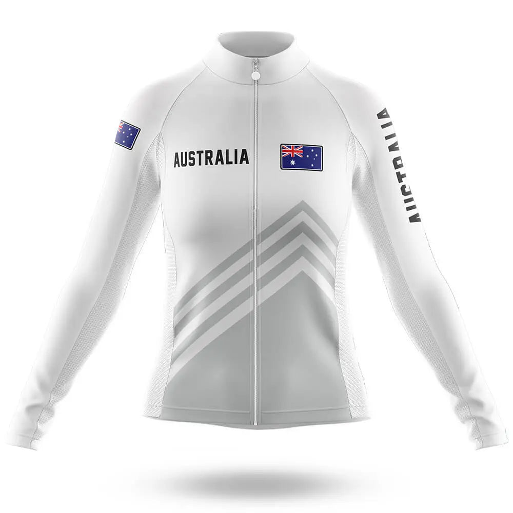 Australia S5 White - Women - Cycling Long Sleeve Jersey