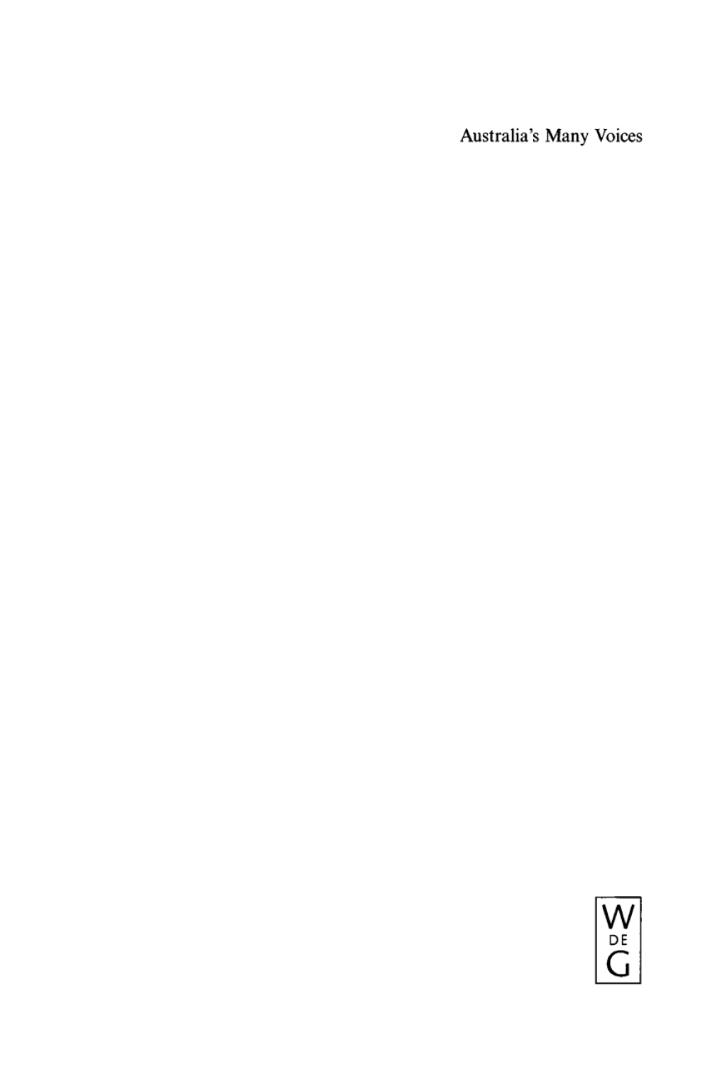 Australian English - The National Language 1st Edition â€“ PDF/EPUB Version Downloadable
