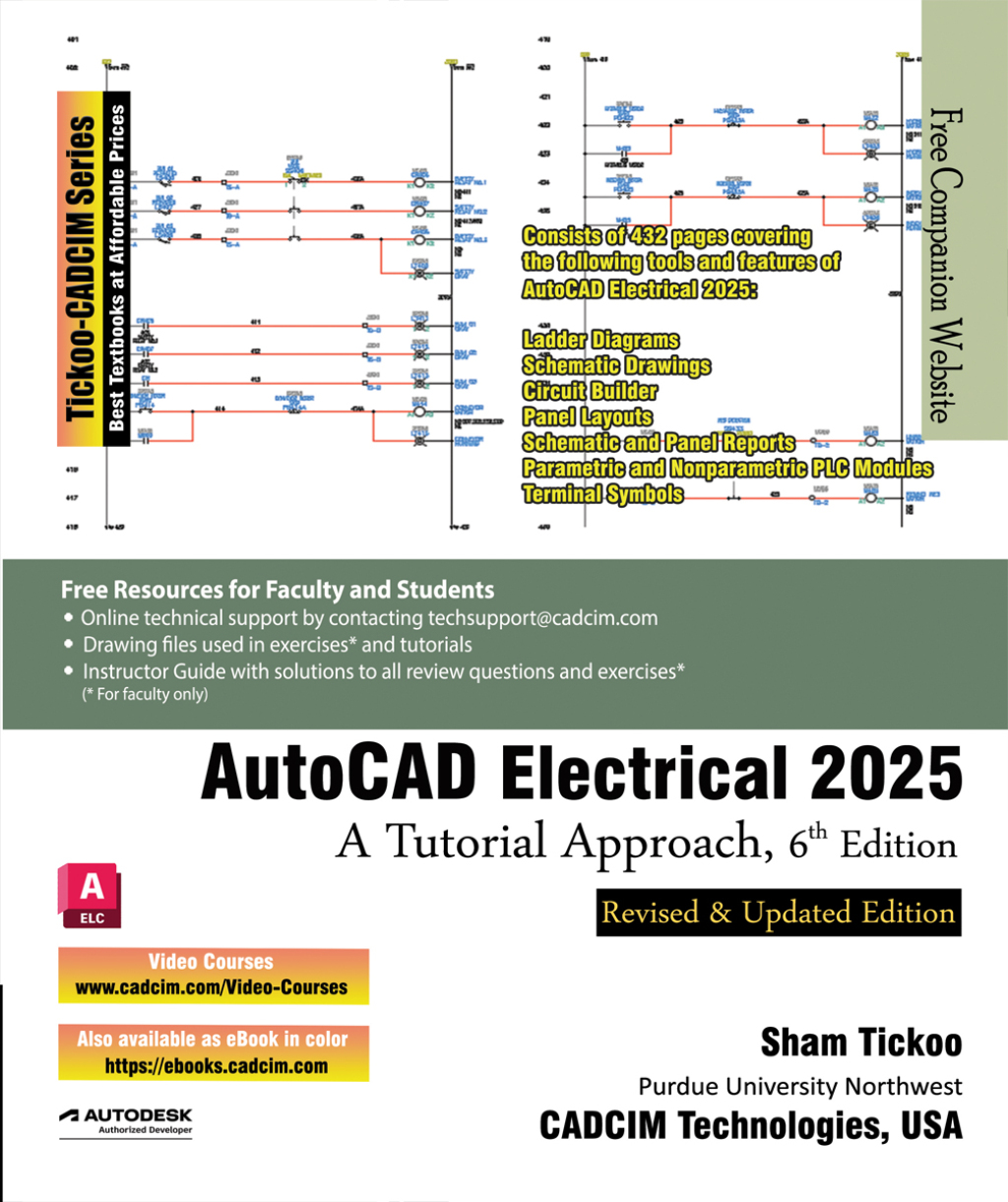 AutoCAD Electrical 2025: A Tutorial Approach 6th Edition â€“ PDF/EPUB Version Downloadable