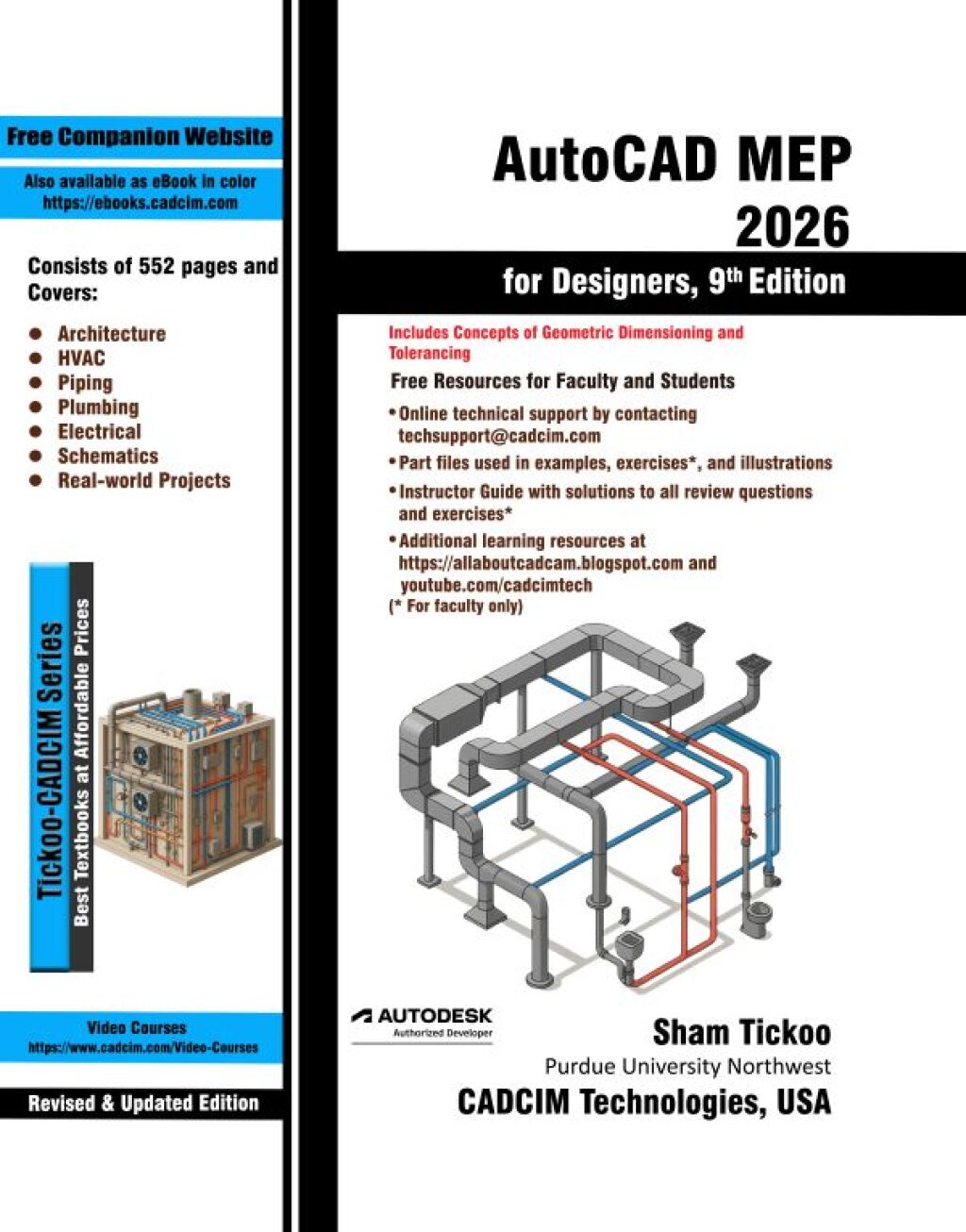 AutoCAD MEP 2026 for Designers 9th Edition â€“ PDF/EPUB Version Downloadable