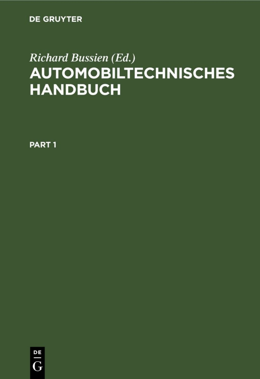 Automobiltechnisches Handbuch 14th Edition â€“ PDF/EPUB Version Downloadable