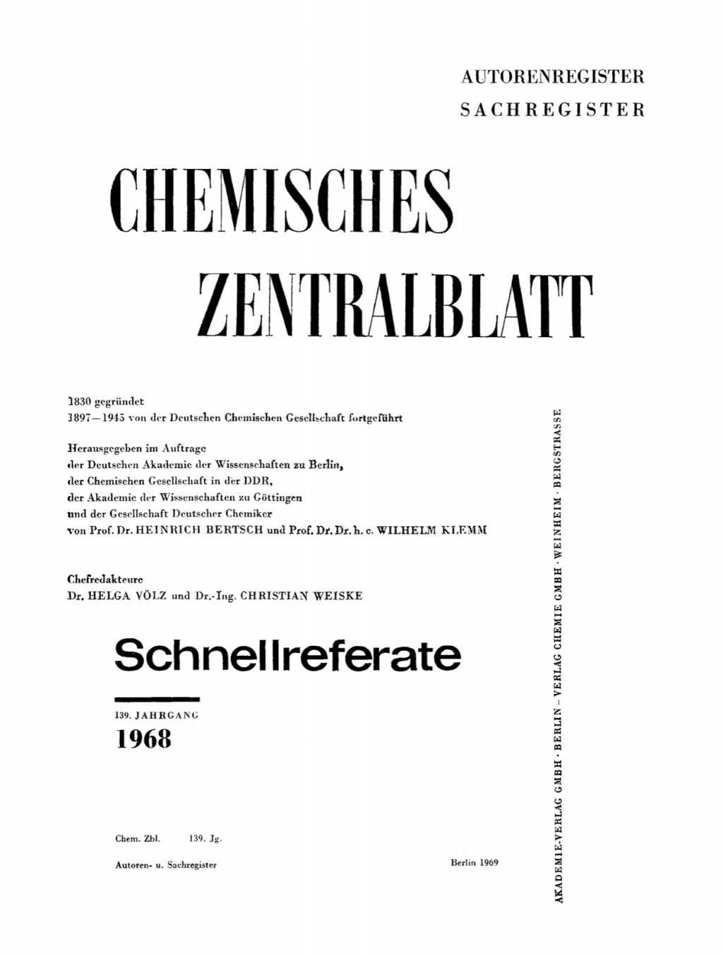 Autorenregister, Sachregister 1968 1st Edition â€“ PDF/EPUB Version Downloadable