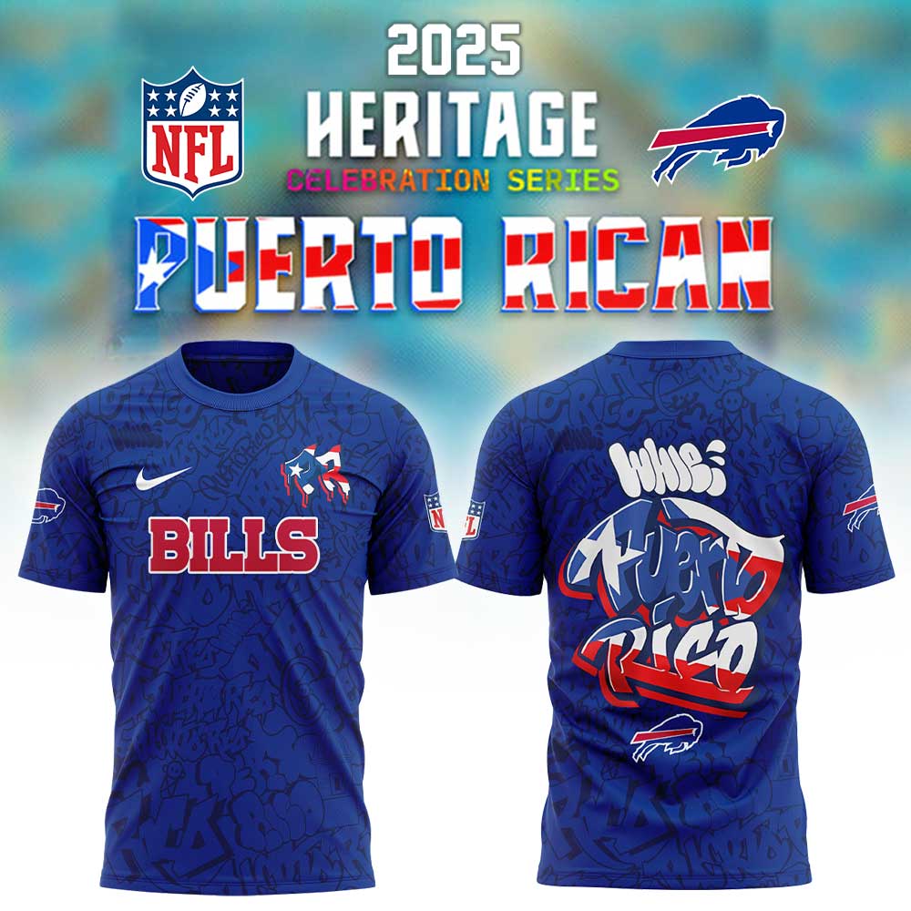B.Bills Puerto Rico Heritage New Combo T-shirt