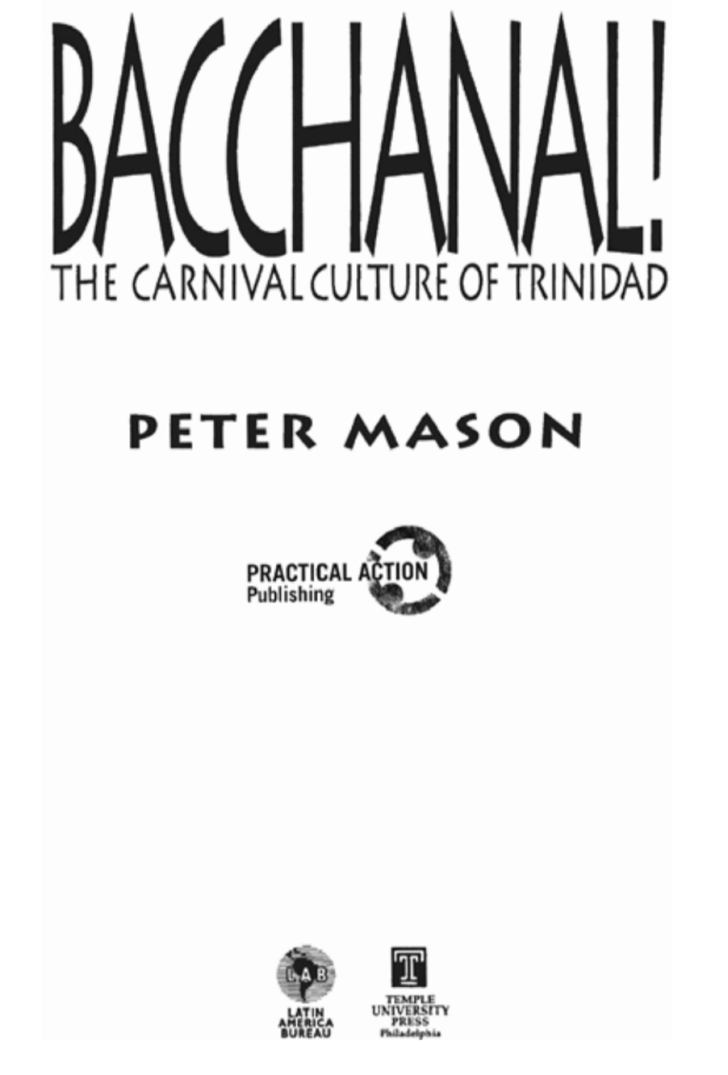 Bacchanal!  â€“ PDF/EPUB Version Downloadable