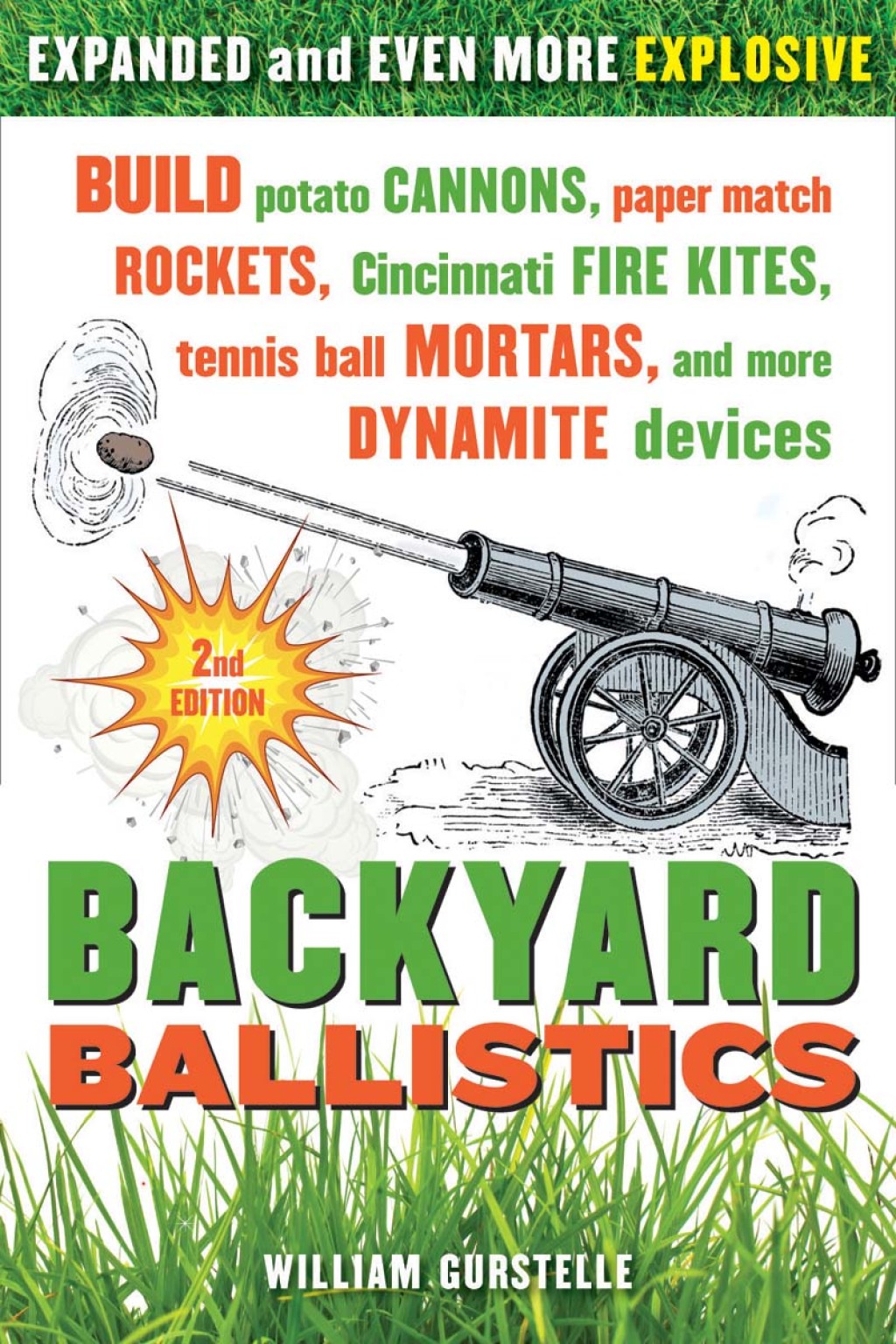 Backyard Ballistics Build Potato Cannons, Paper Match Rockets, Cincinnati Fire Kites, Tennis Ball Mortars, and More Dynamite Devices 2nd Edition - (PDF/EPUB Version)