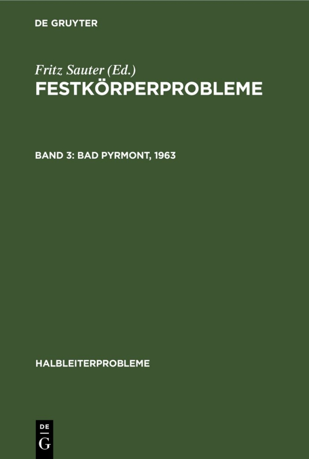 Bad Pyrmont, 1963 1st Edition â€“ PDF/EPUB Version Downloadable