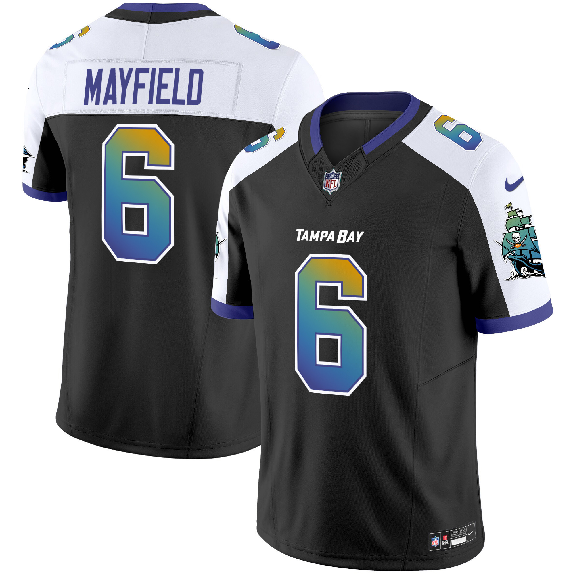Baker Mayfield Men's Tampa Bay Buccaneers "Tampa City" Vapor Limited Alternate Jersey - All Stitched