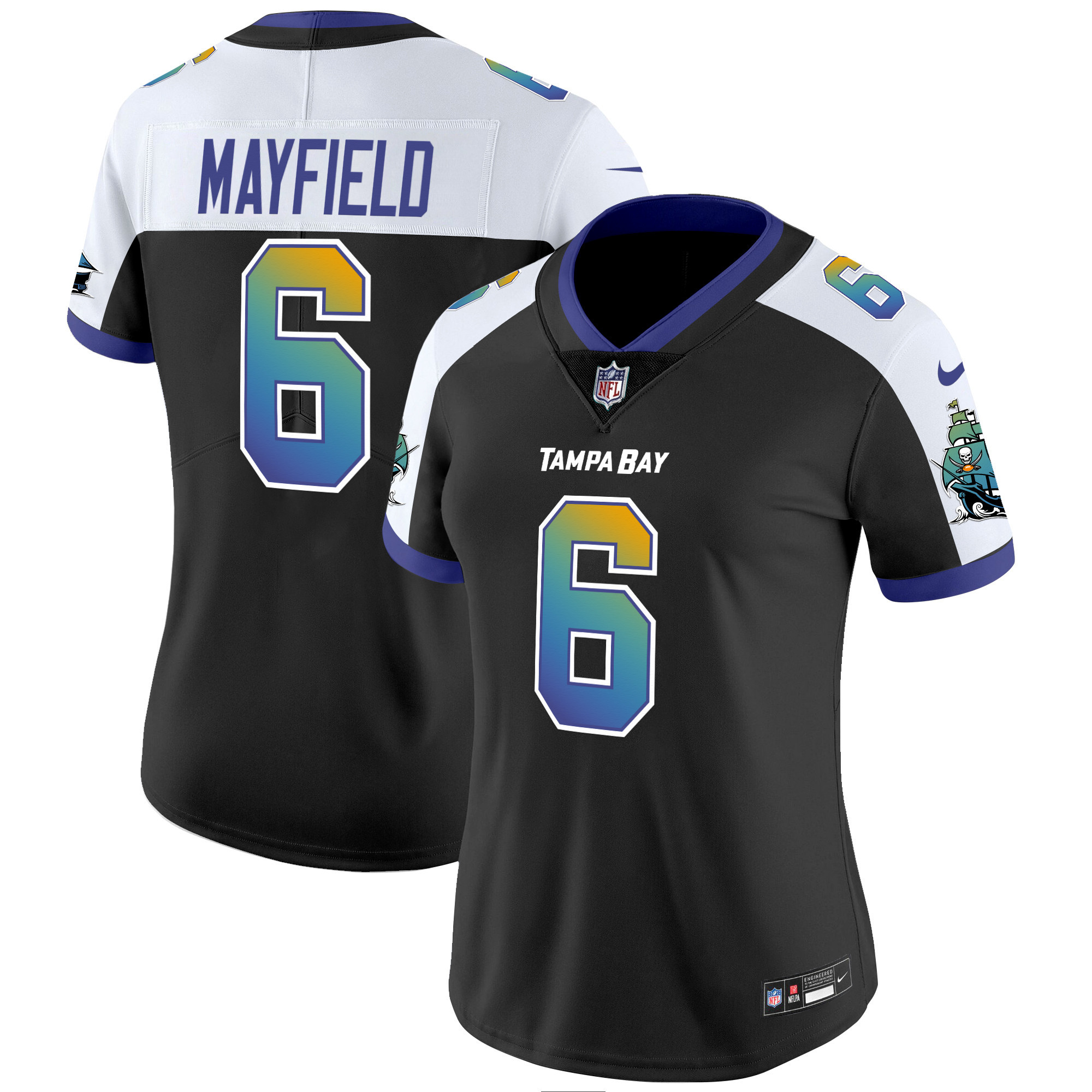 Baker Mayfield Women's Tampa Bay Buccaneers "Tampa City" Vapor Limited Alternate Jersey - All Stitched