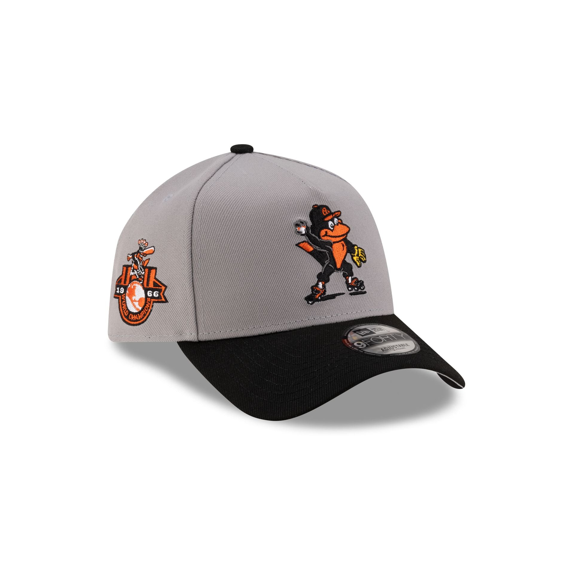 Baltimore Orioles Mascot Gray 9FORTY A-Frame Snapback
