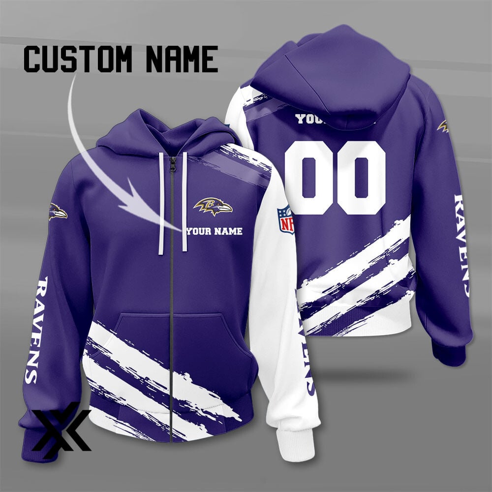 Baltimore Ravens Full-Zip Hoodie