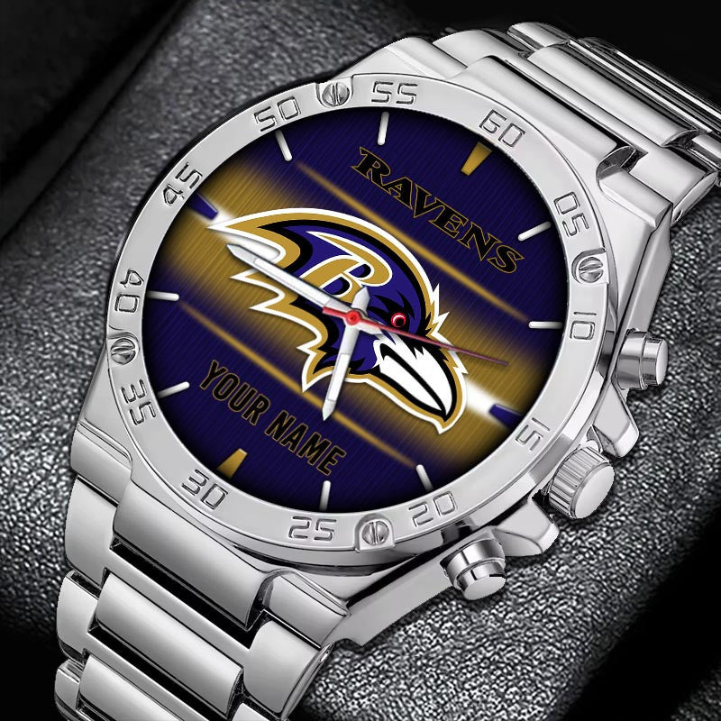 Baltimore Ravens Personalized Name Watch