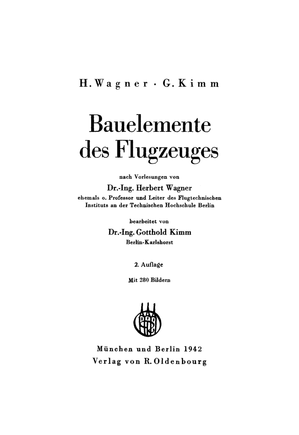 Bauelemente des Flugzeuges 2nd Edition â€“ PDF/EPUB Version Downloadable