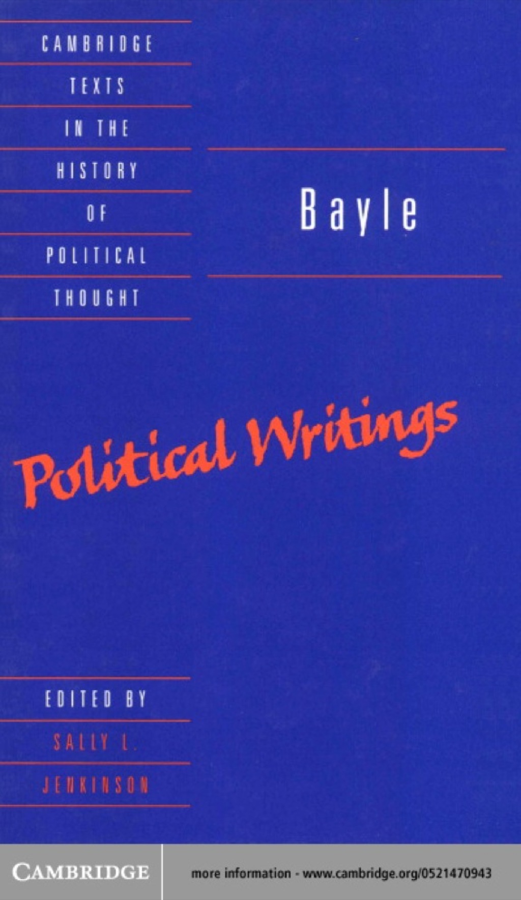 Bayle: Political Writings 1st Edition â€“ PDF/EPUB Version Downloadable