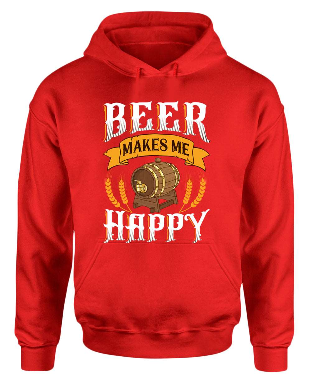 Beer makes me happy hoodie