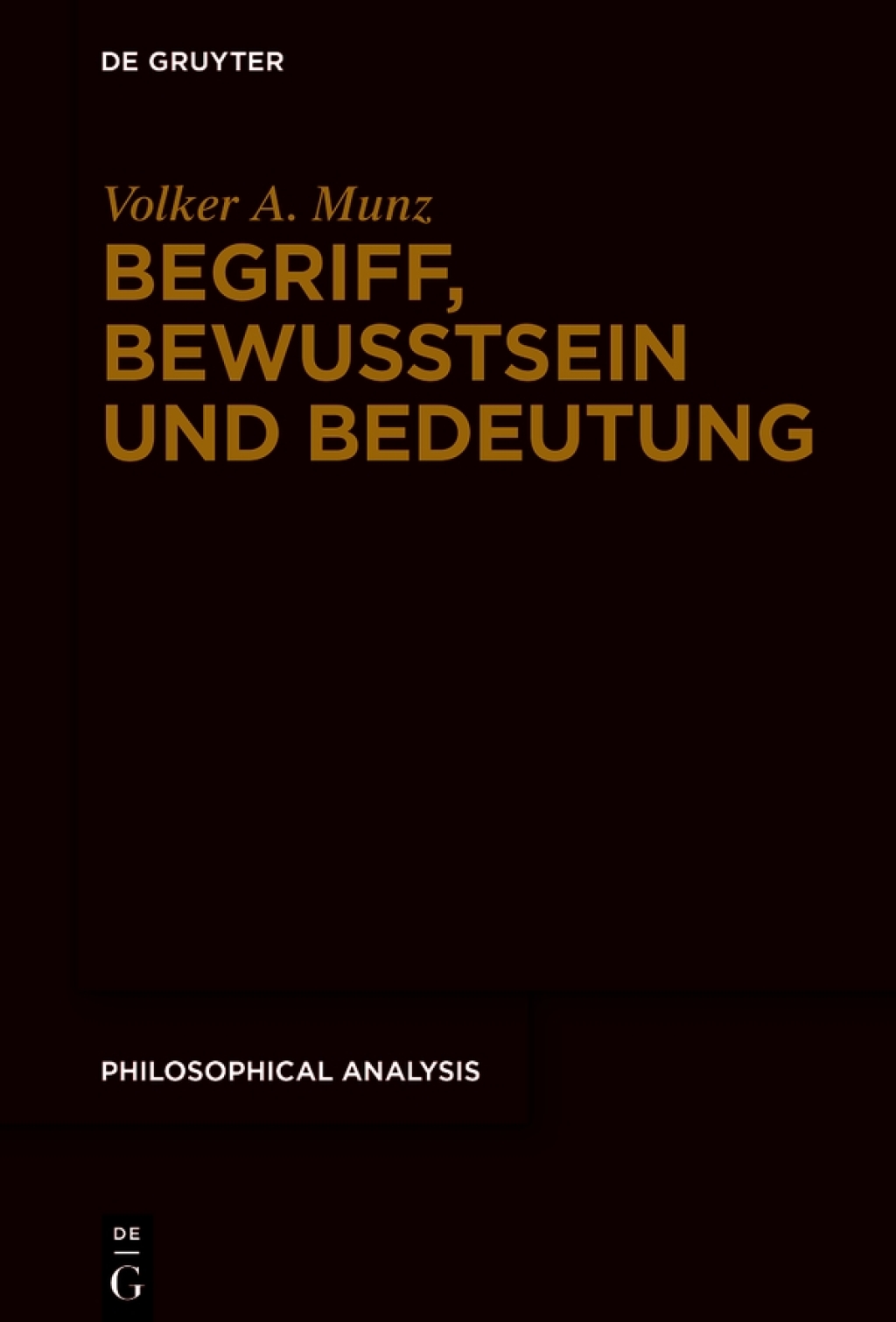 Begriff, Bewusstsein und Bedeutung Zum VerhÃ¤ltnis von Sprache, Mentalem und Bezugsobjekt 1st Edition â€“ PDF/EPUB Version Downloadable