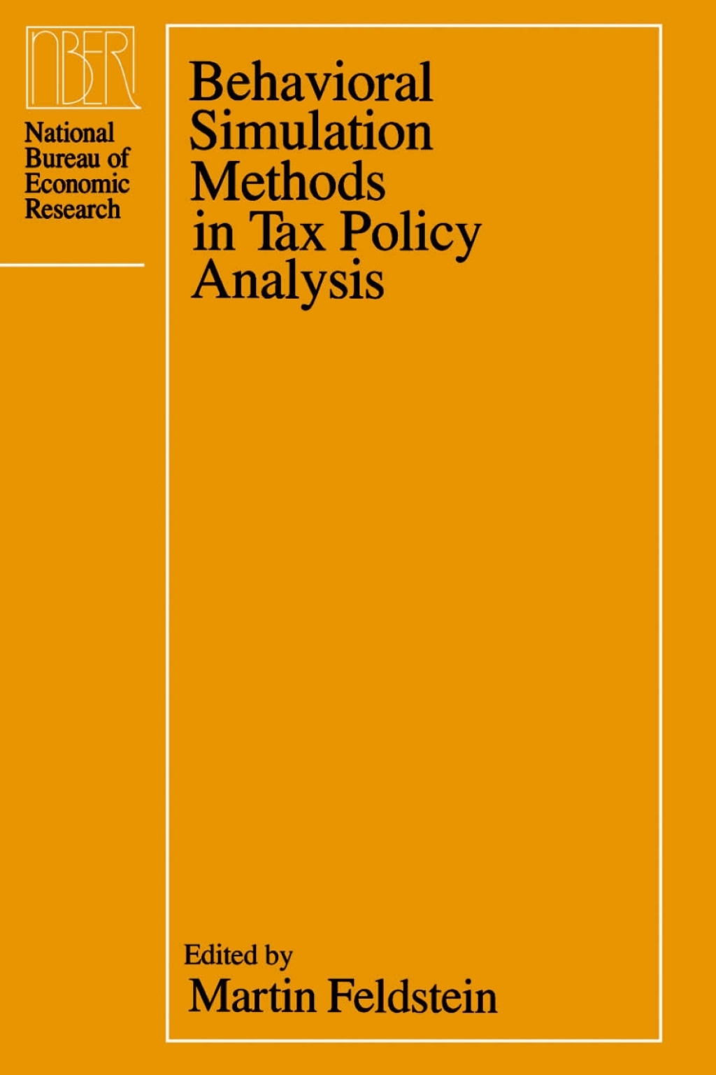 Behavioral Simulation Methods in Tax Policy Analysis 1st Edition â€“ PDF/EPUB Version Downloadable
