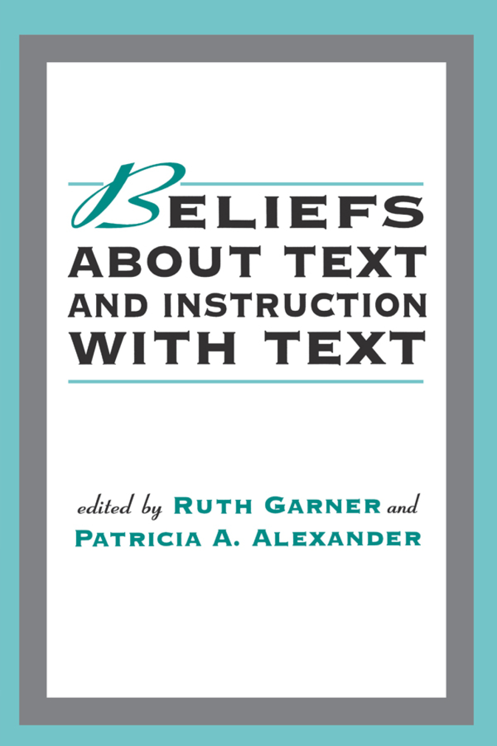 Beliefs About Text and Instruction With Text 1st Edition â€“ PDF/EPUB Version Downloadable