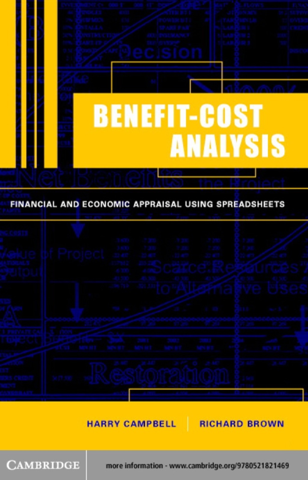 Benefit-Cost Analysis Financial and Economic Appraisal using Spreadsheets 1st Edition â€“ PDF/EPUB Version Downloadable