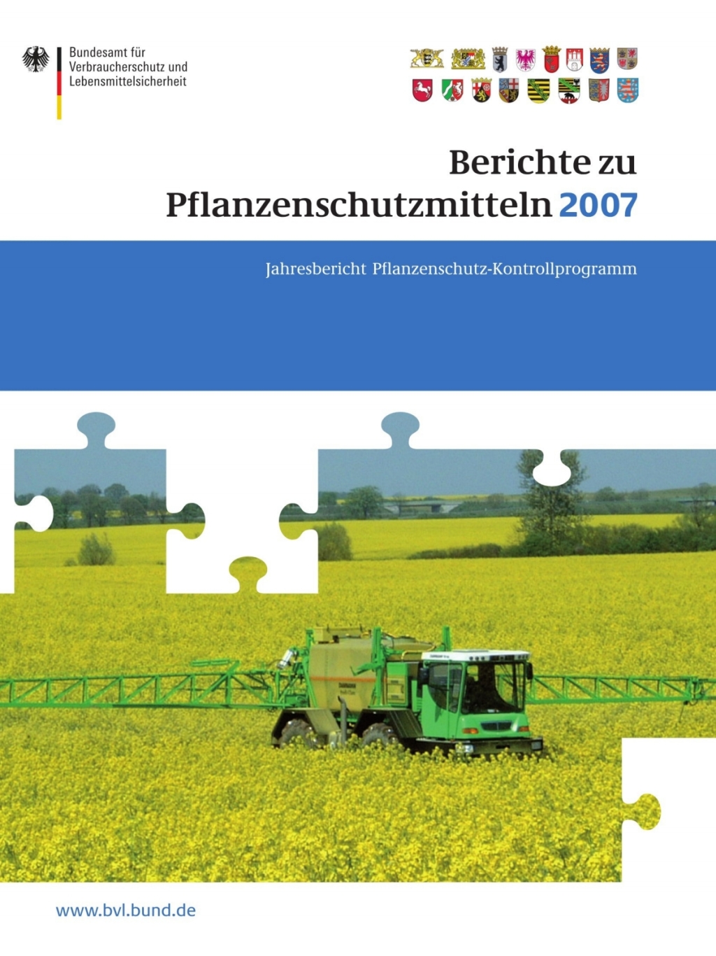 Berichte zu Pflanzenschutzmitteln 2007 Pflanzenschutz-Kontrollprogramm; Jahresbericht 2007 - (PDF/EPUB Version)