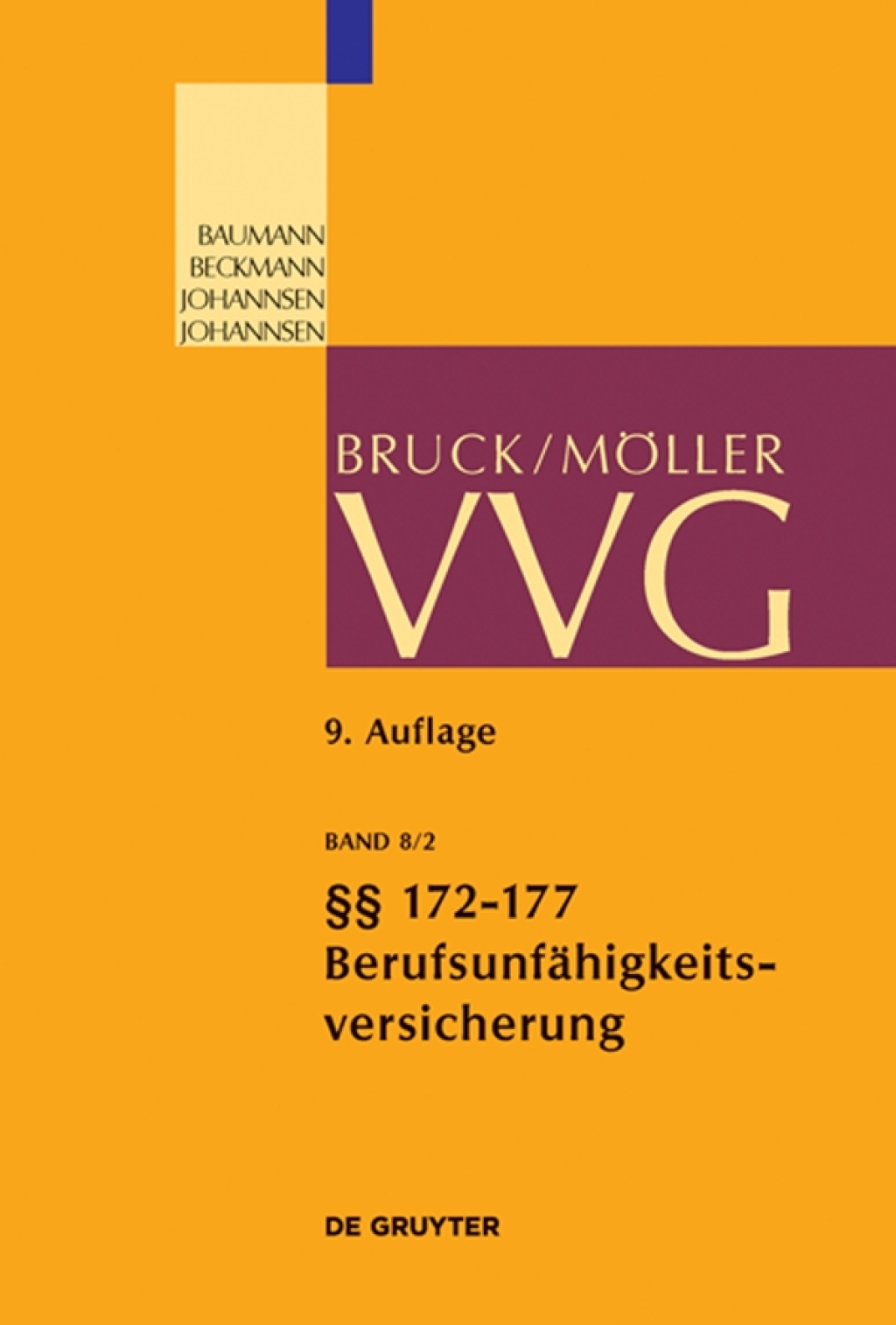 BerufsunfÃ¤higkeitsversicherung Â§Â§ 172-177 1st Edition â€“ PDF/EPUB Version Downloadable