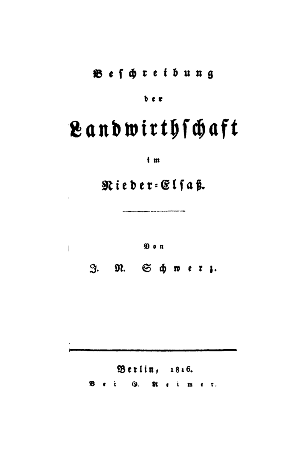Beschreibung der Landwirthschaft im Nieder-ElsaÃŸ 1st Edition â€“ PDF/EPUB Version Downloadable