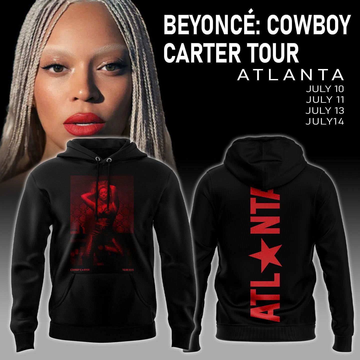 BeyoncÃ© Cowboy Carter Tour Atlanta Fan Hoodie
