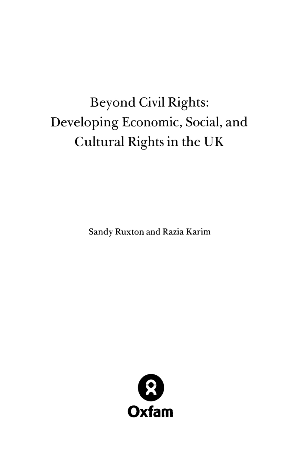 Beyond Civil Rights  â€“ PDF/EPUB Version Downloadable