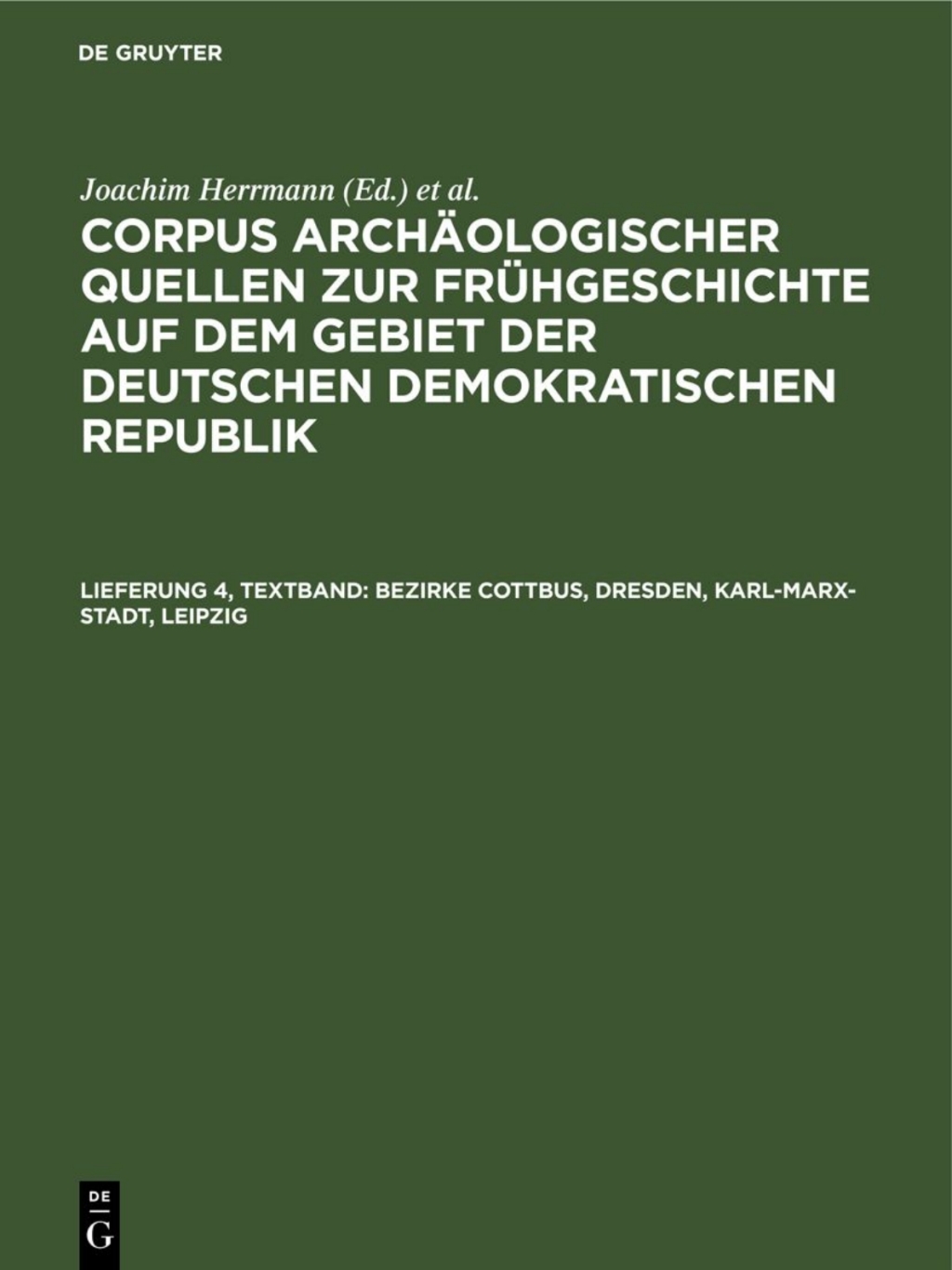 Bezirke Cottbus, Dresden, Karl-Marx-Stadt, Leipzig 1st Edition â€“ PDF/EPUB Version Downloadable