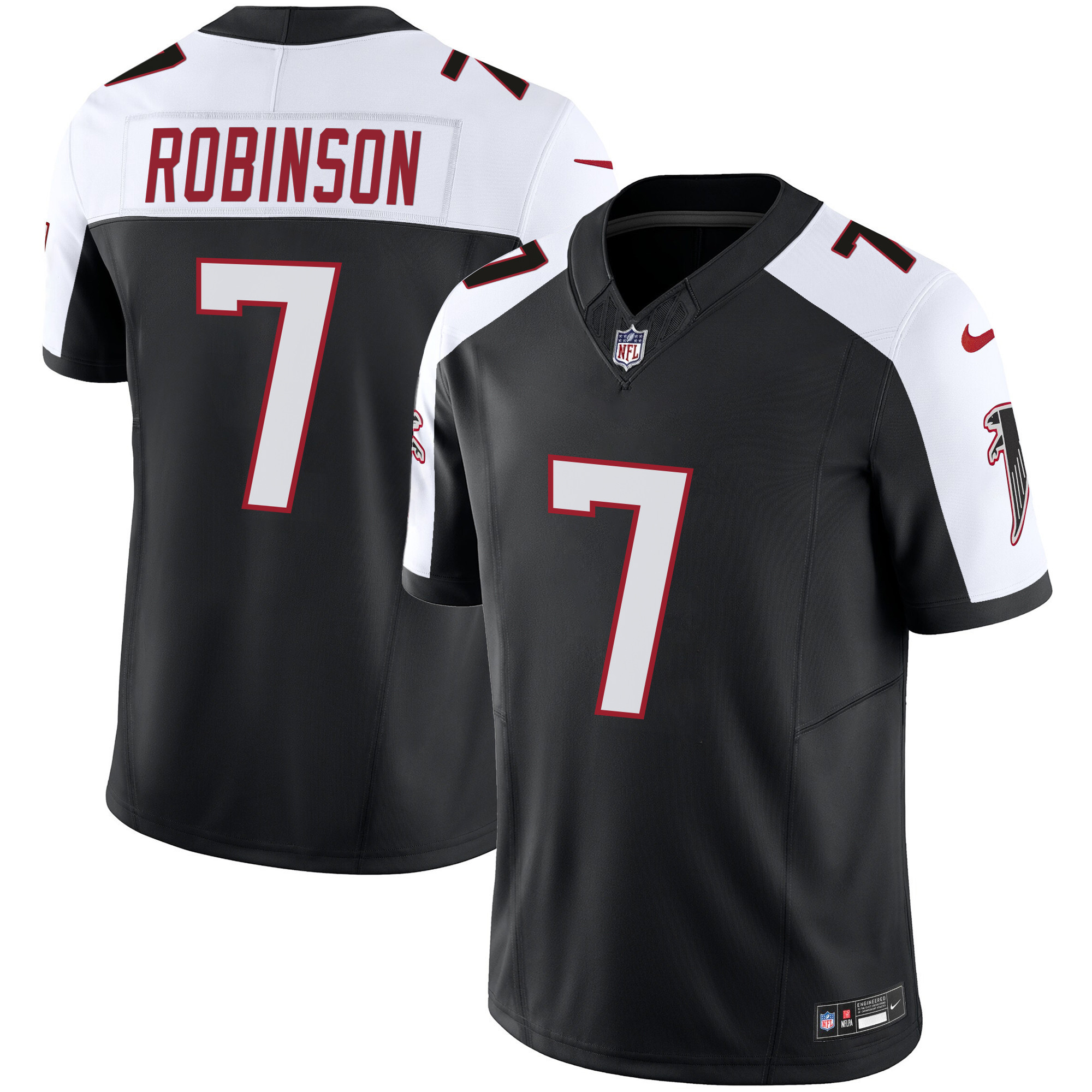 Bijan Robinson Men's Atlanta Falcons Vapor Limited Alternate Jersey - All Stitched