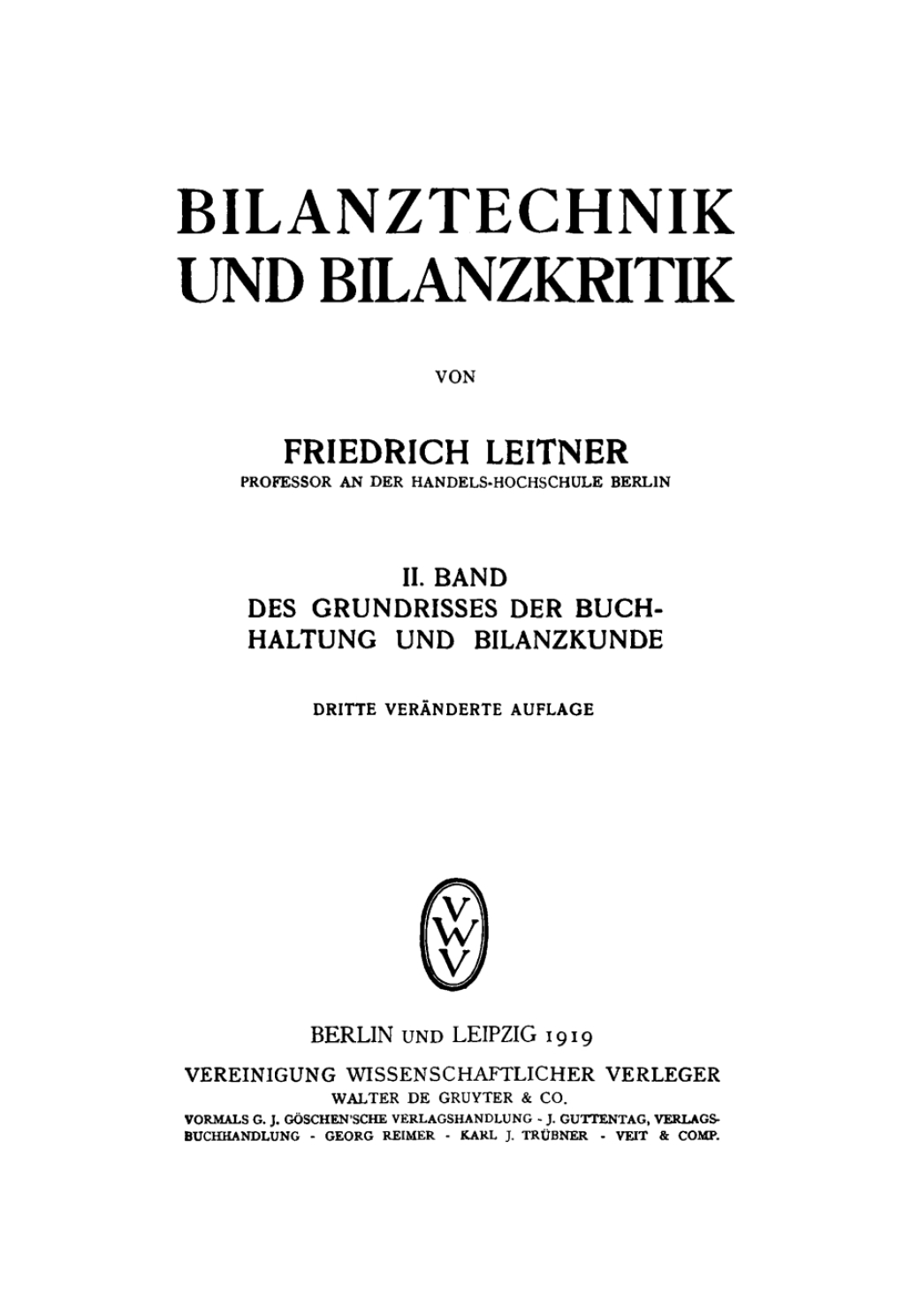 Bilanztechnik und Bilanzkritik 3rd Edition â€“ PDF/EPUB Version Downloadable