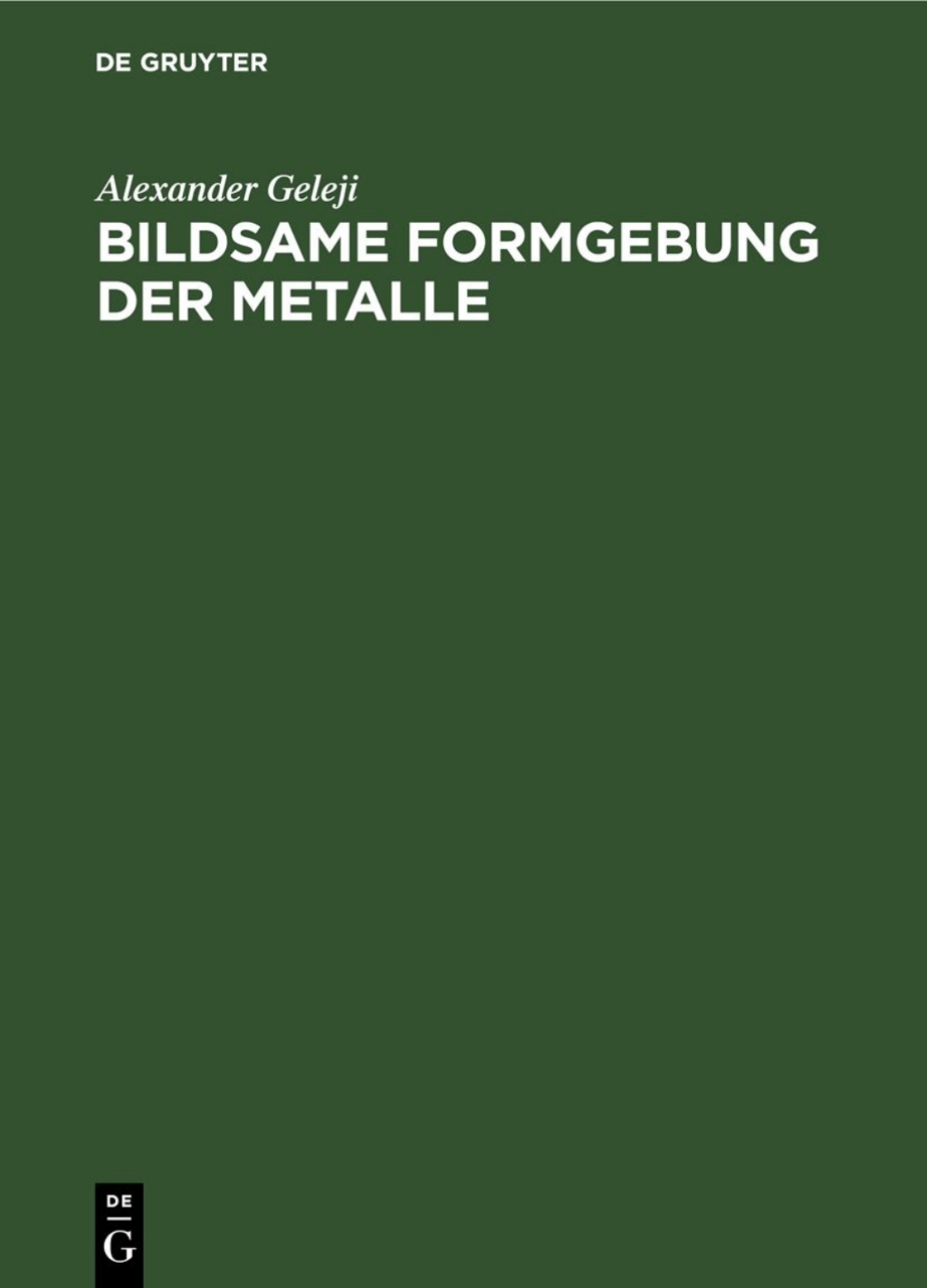 Bildsame Formgebung der Metalle Theorie, Experiment und Anwendung 1st Edition â€“ PDF/EPUB Version Downloadable