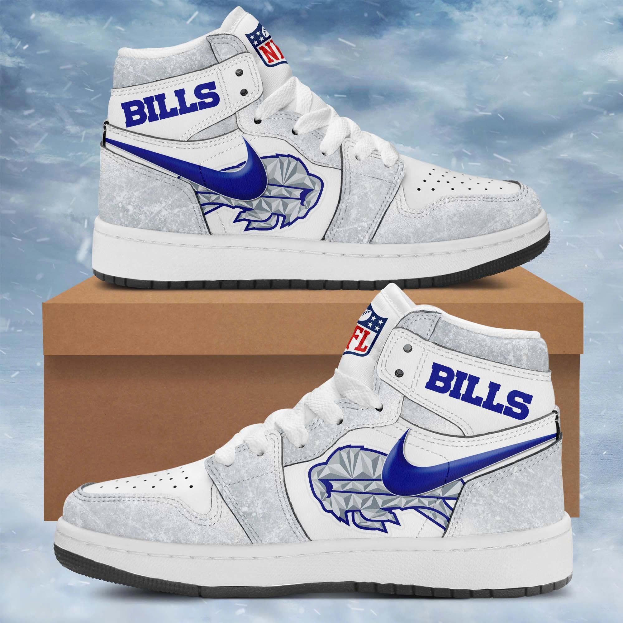 Bills 2025-26 Rivalries Cold Front Pattern Athletic Sneaker
