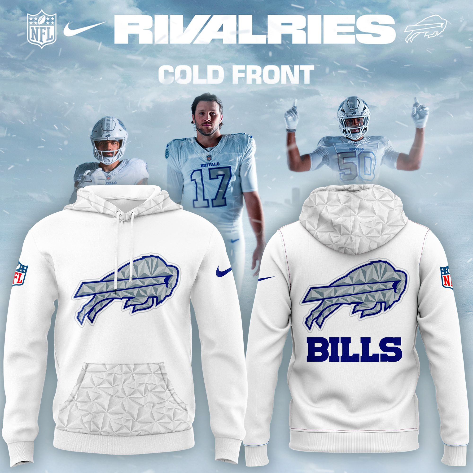 Bills Mafia NFL Limited Cold Front Warm Hoodie