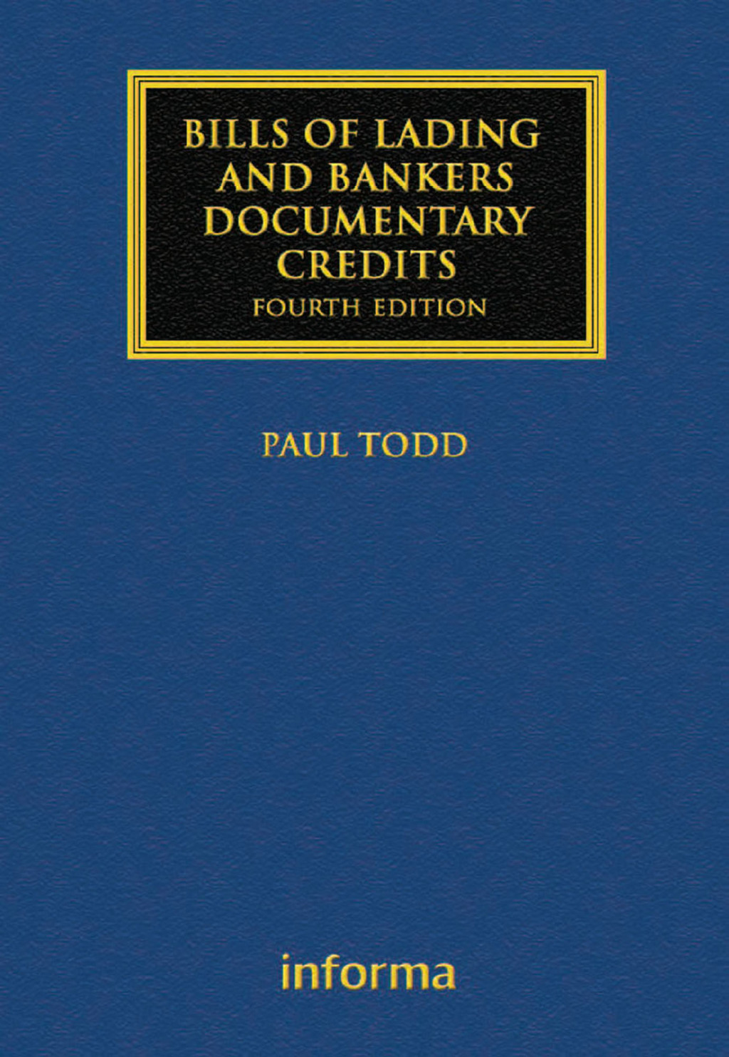 Bills of Lading and Bankers' Documentary Credits 4th Edition â€“ PDF/EPUB Version Downloadable