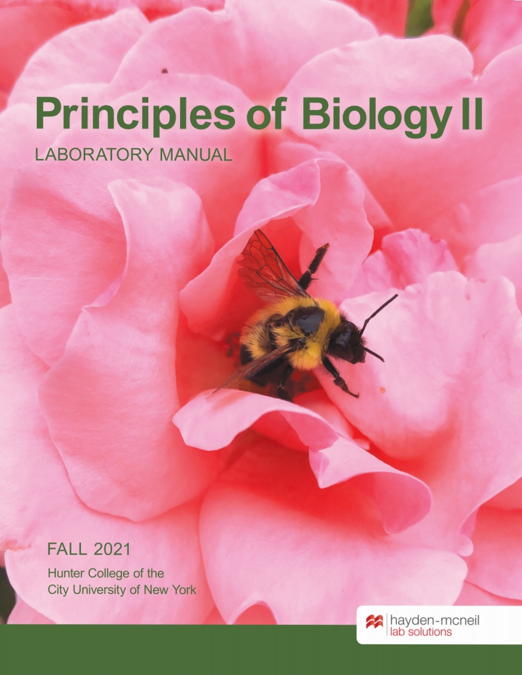 BIO 102: Principles of Biology II Laboratory Manual - Hunter College (CUNY) - (PDF/EPUB Version)