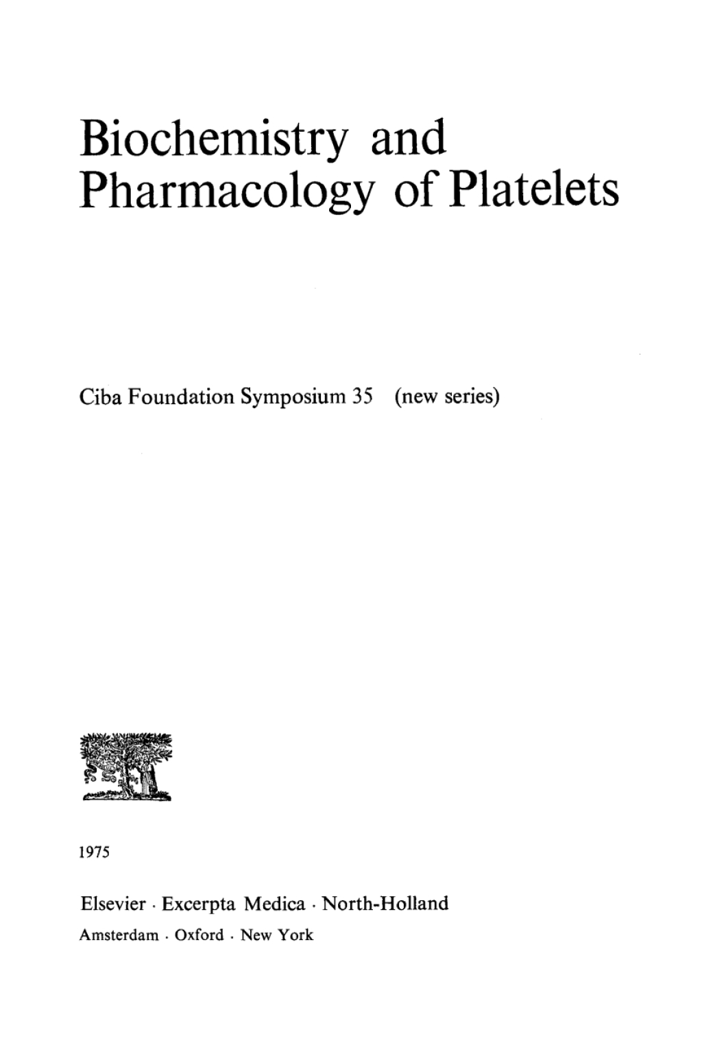 Biochemistry and Pharmacology of Platelets 1st Edition â€“ PDF/EPUB Version Downloadable
