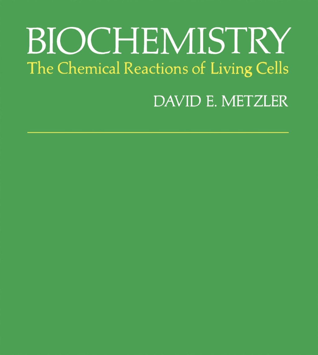 Biochemistry: The Chemical Reactions Of Living Cells 1st Edition â€“ PDF/EPUB Version Downloadable