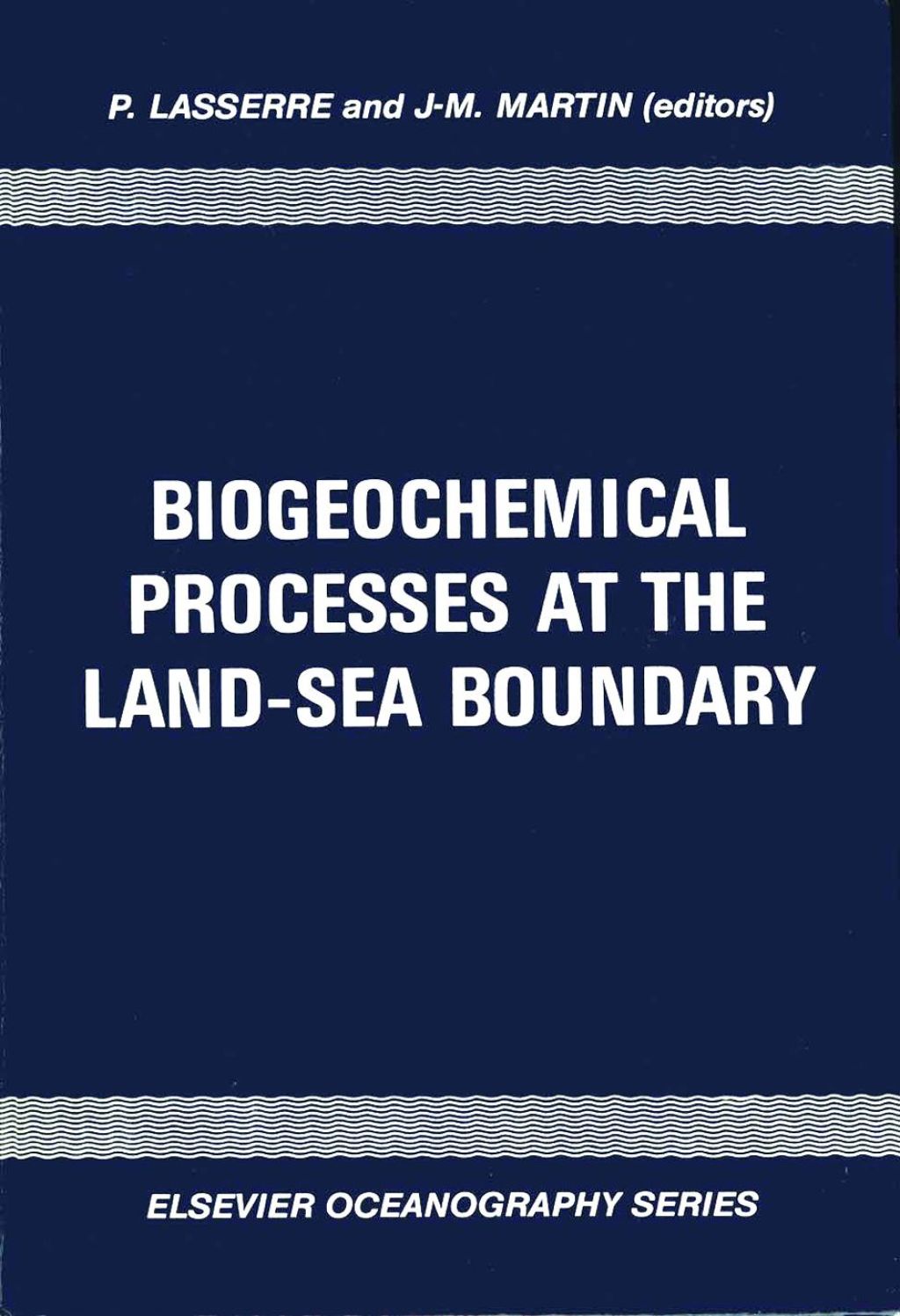 Biogeochemical Processes at the Land-Sea Boundary  â€“ PDF/EPUB Version Downloadable
