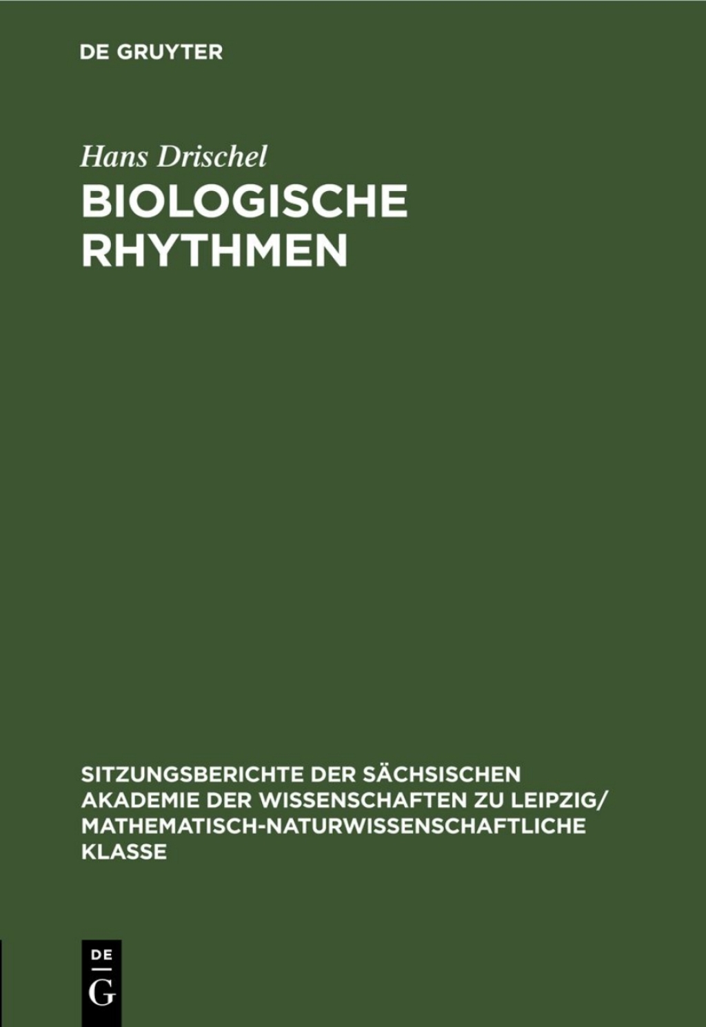 Biologische Rhythmen 1st Edition â€“ PDF/EPUB Version Downloadable