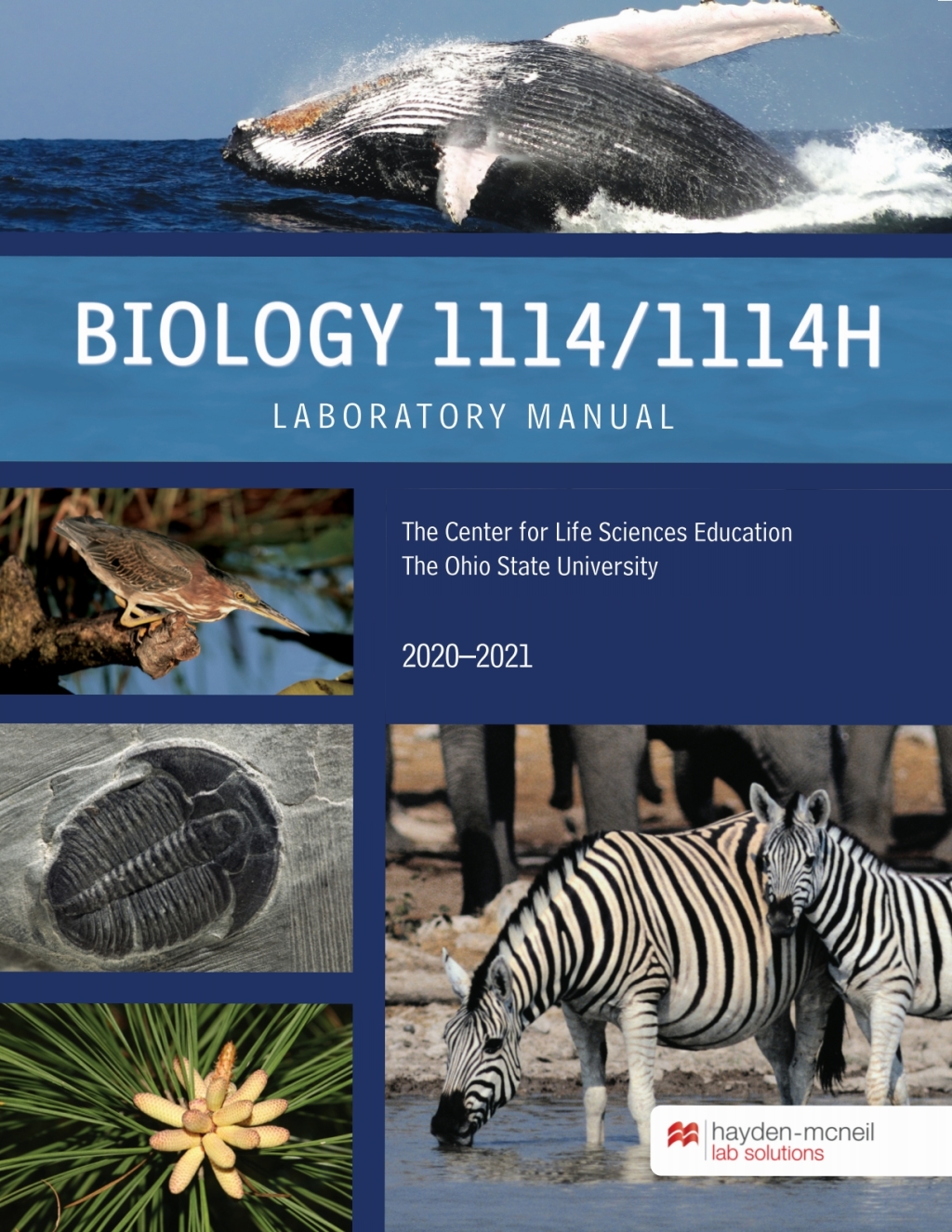 Biology 1114/1114H Laboratory Manual 2020â€“2021 1st Edition - (PDF/EPUB Version)