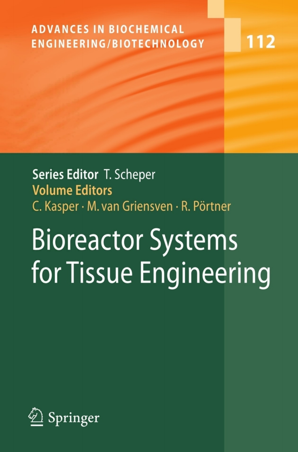 Bioreactor Systems for Tissue Engineering â€“ PDF/EPUB Version ...