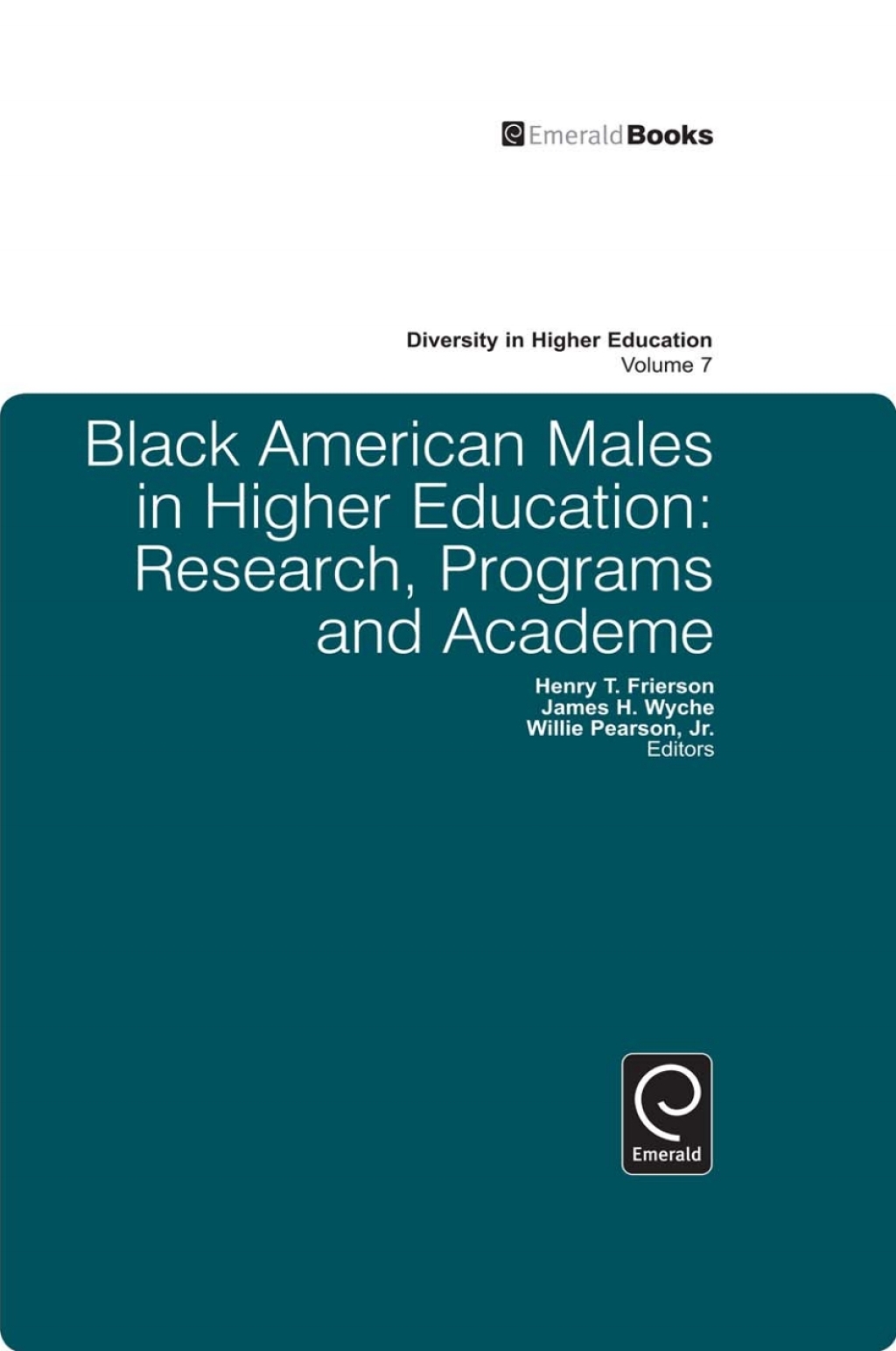 Black American Males in Higher Education Research, Programs and Academe â€“ PDF/EPUB Version Downloadable