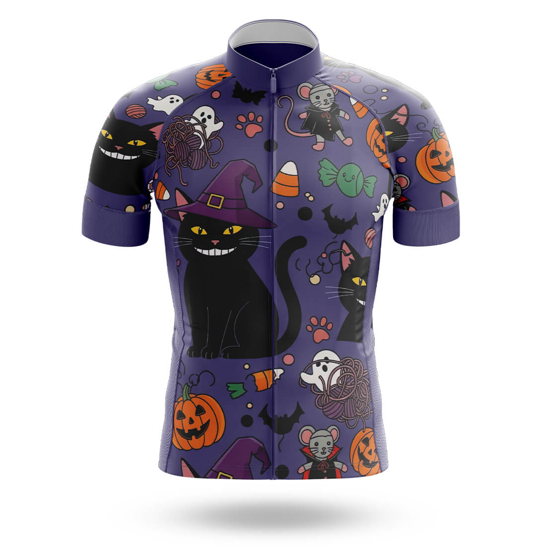 Black Cat Boo - Men's Cycling Jersey Only