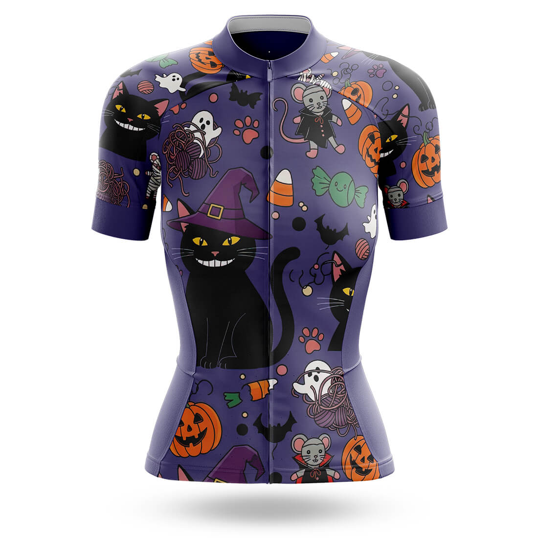 Black Cat Boo - Women's Cycling Jersey Only