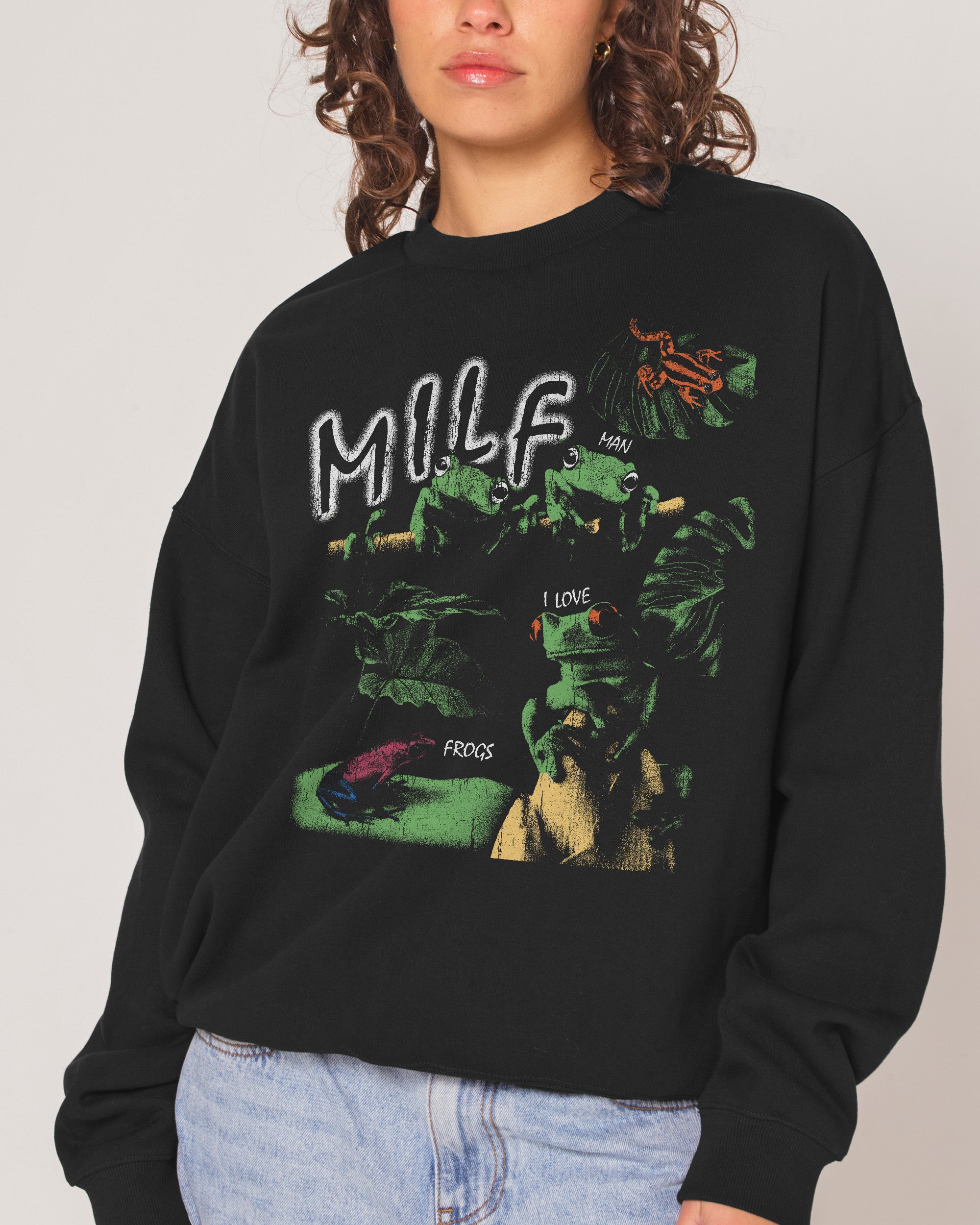 Man I Love Frogs Jungle Edition Sweatshirt