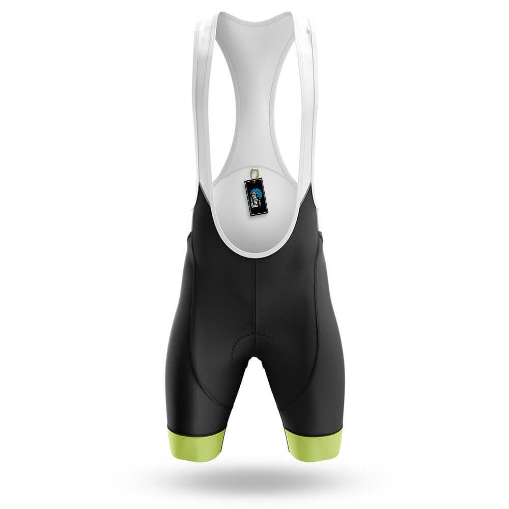 Black Lime Green - Men's Cycling Bibs Only