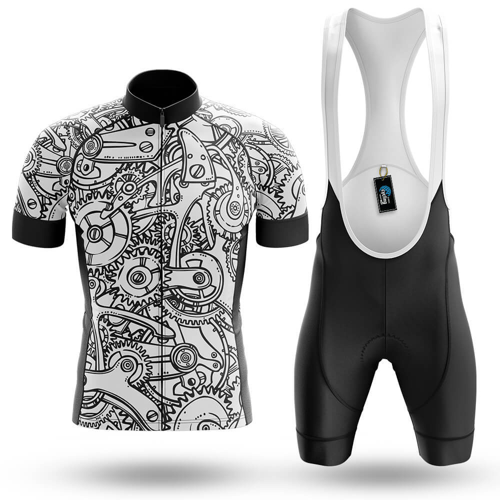 Black White Gears - Men's Cycling Full Set