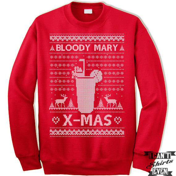 Bloody Mary X-Mas Ugly Christmas Sweater